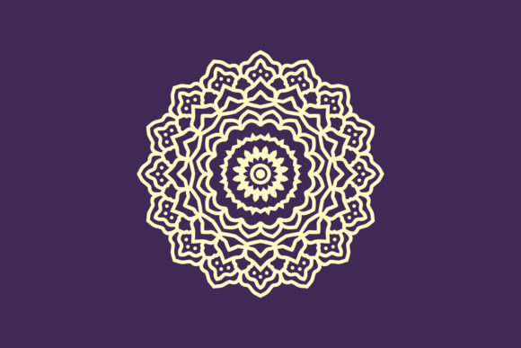 Arab Floral Mandala Illustration for Branding and Marketing