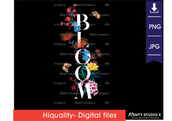 Bloom Png, Floral Bouquet Png for Commercial Graphics
