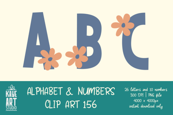 Floral Alphabet Sublimation 156 - A Graphic Design Asset for Creative Projects