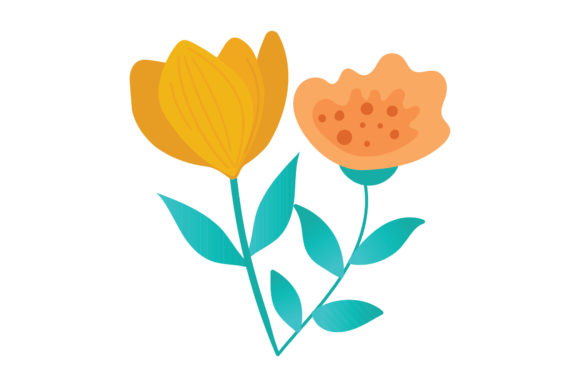 Floral Flower Vector Illustration 7 for Branding and Design Projects