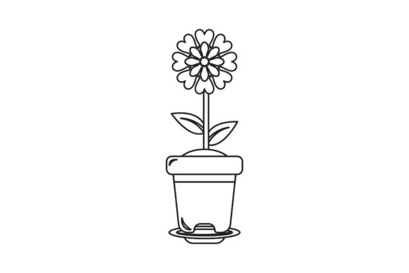 Flowers Floral Illustration Line Style Graphics and Freebies Review