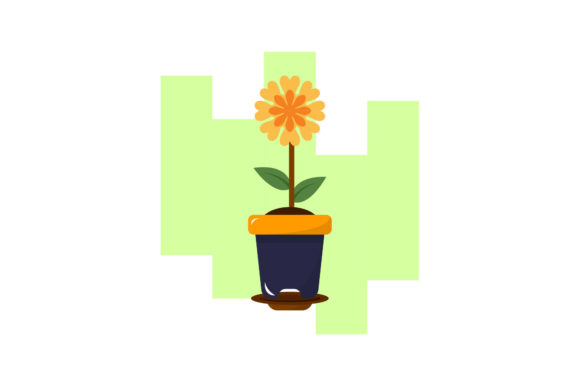 Flowers Floral Rectangle Style Graphics and Illustrations