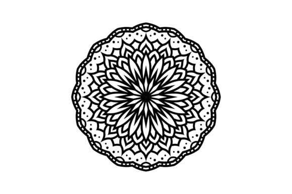 Mandala Abstract Drawing Floral Graphics and Illustrations Review